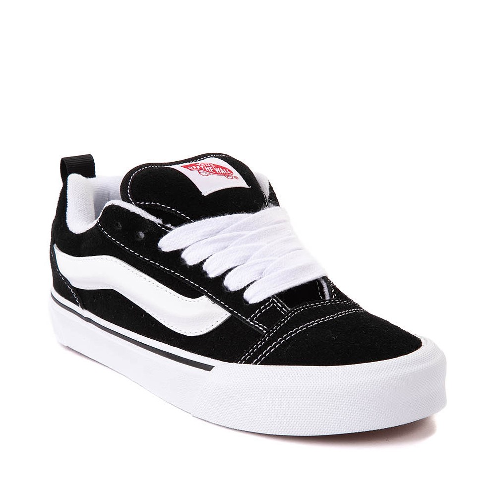 Vans Knu Skool Skate Shoe Black True White JourneysCanada