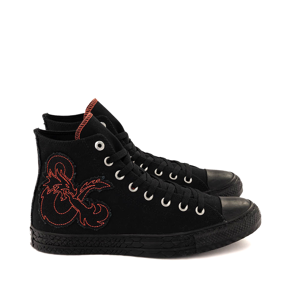 Converse x Dungeons & Dragons Chuck Taylor All Star Hi Sneaker - Black / Red - Available Now