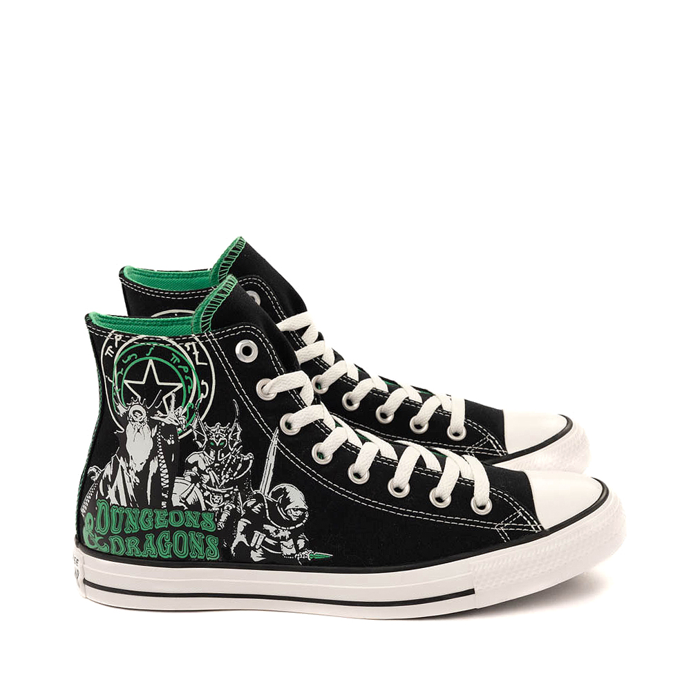 Converse x Dungeons & Dragons Chuck Taylor All Star Hi Sneaker - Black / Green - Available Now