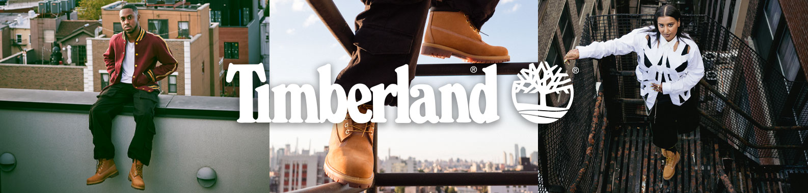 Timberland brand header image