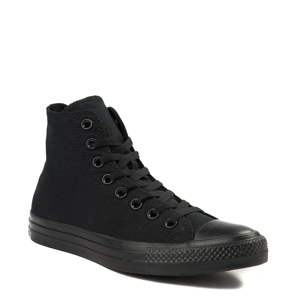 all black mono converse