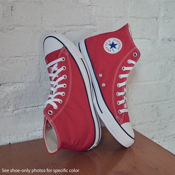 Ladies red high top converse on sale