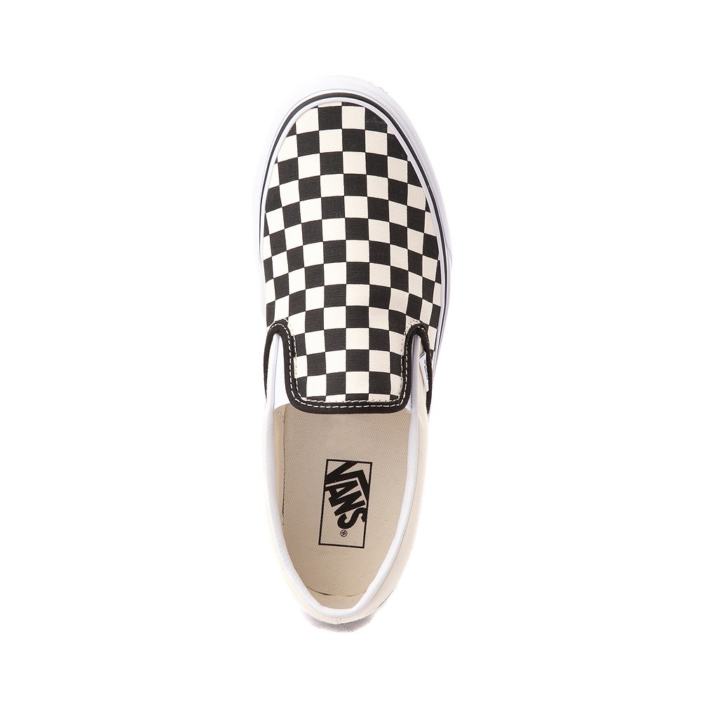 checkerboard vans thick sole