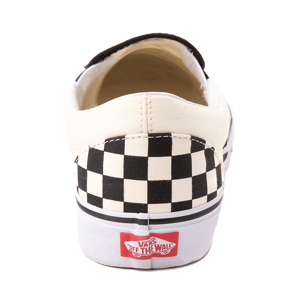 how to clean checkered vans slip ons