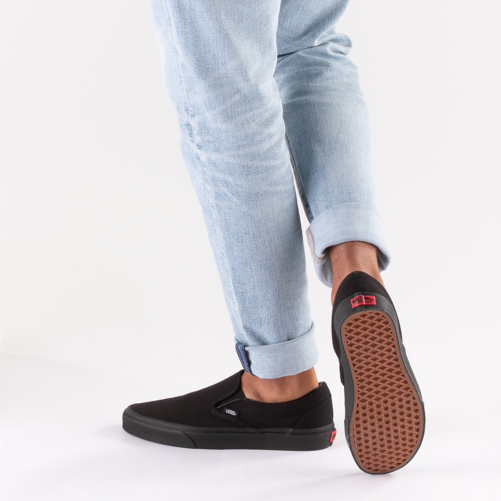 black vans slip ons outfits