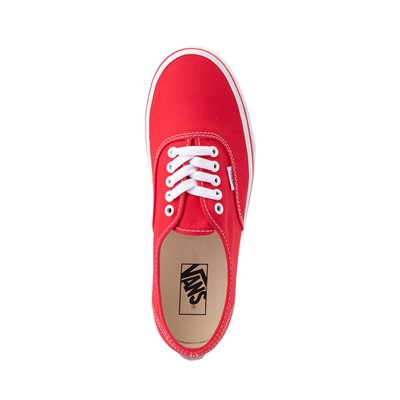 red and white authentic vans