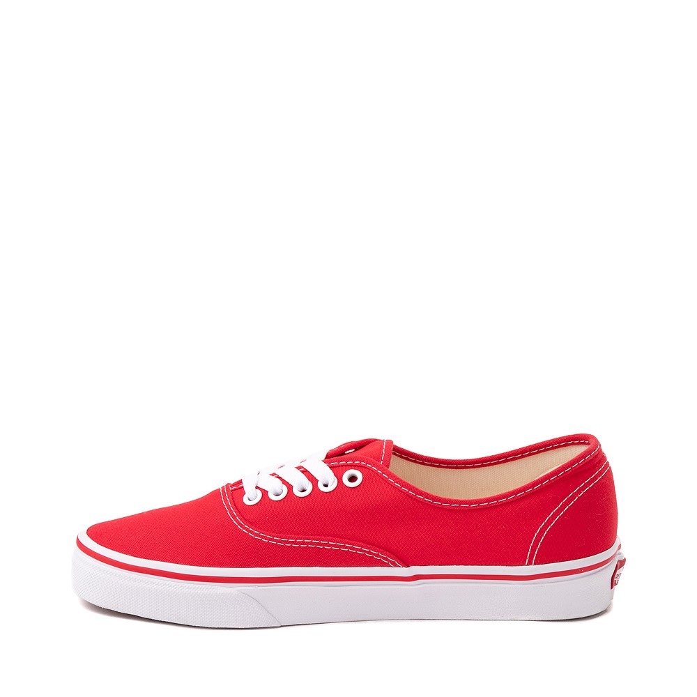 Vans Authentic Skate Shoe - Red / White 