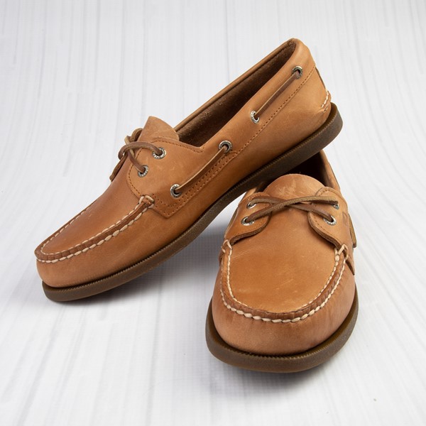 Main view of Mens Sperry Top-Sider Authentic Original Boat Shoe - Tan