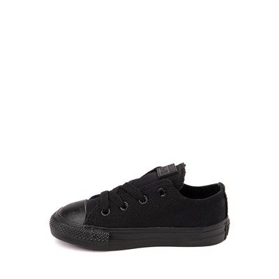 Alternate view of Converse Chuck Taylor All Star Lo Sneaker - Baby / Toddler - Black Monochrome