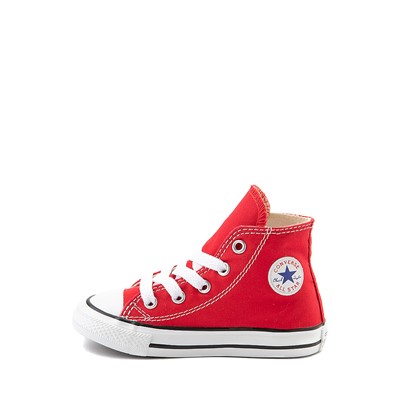 Alternate view of Converse Chuck Taylor All Star Hi Sneaker - Baby / Toddler - Red