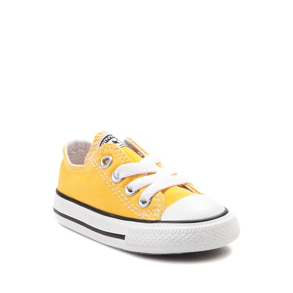 alternate view Converse Chuck Taylor All Star Lo Sneaker - Baby / Toddler - LemonALT5