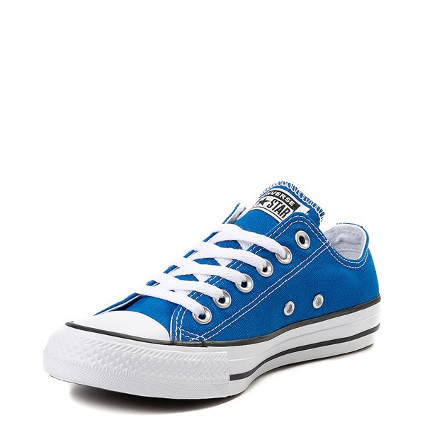 all star leather blue