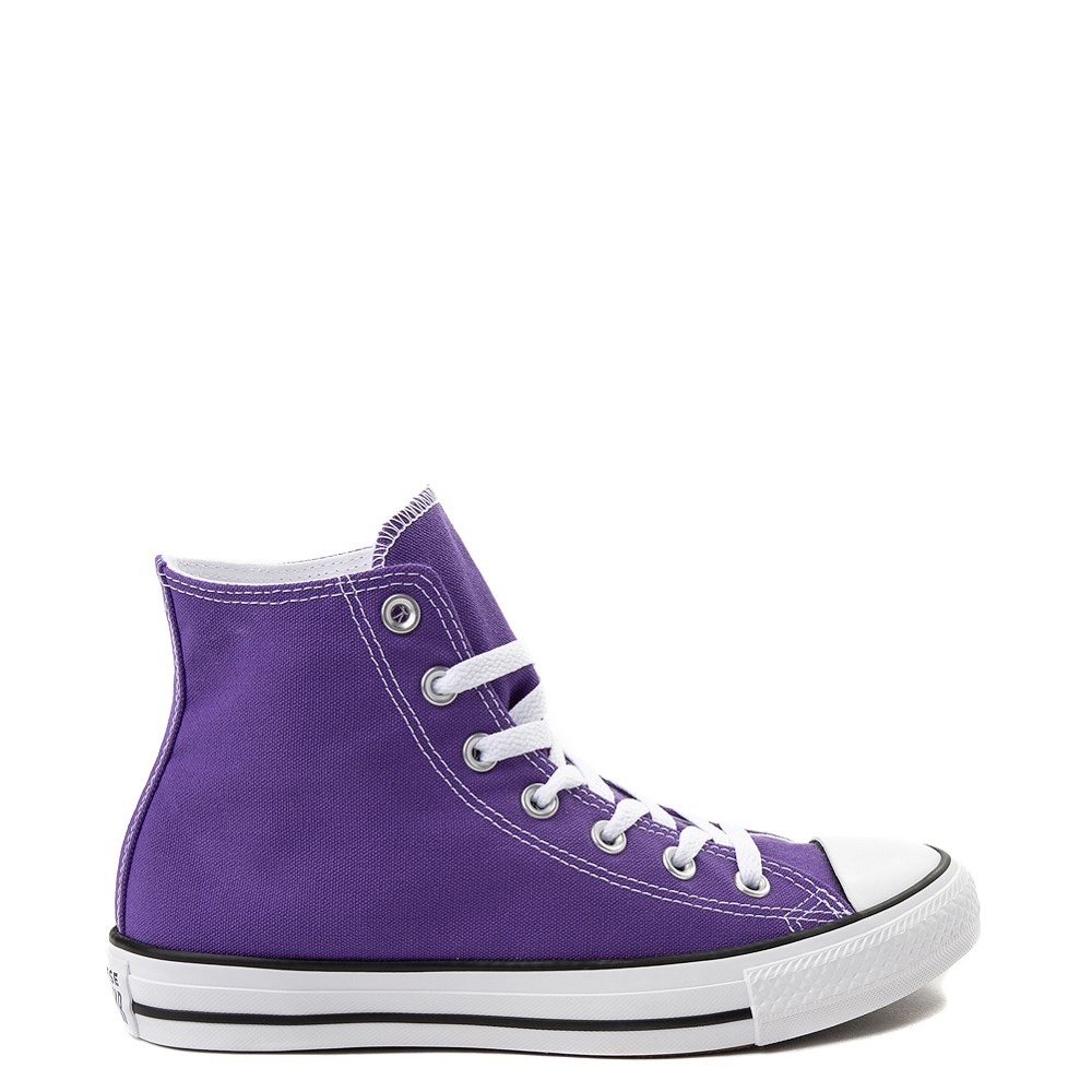 violet converse high tops