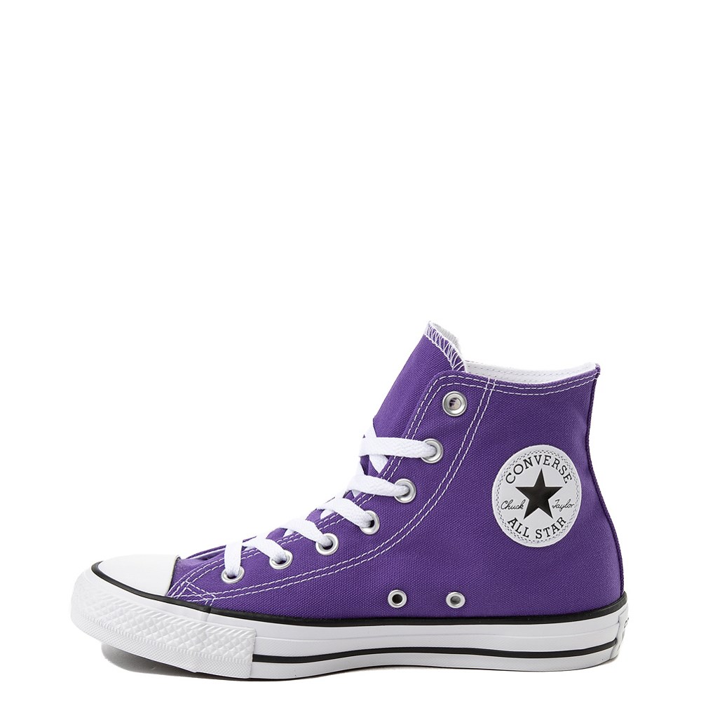 purple converse tennis shoes