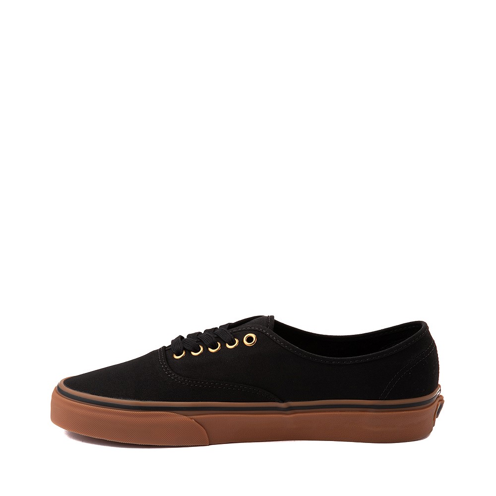 vans authentic black & gum skate shoes