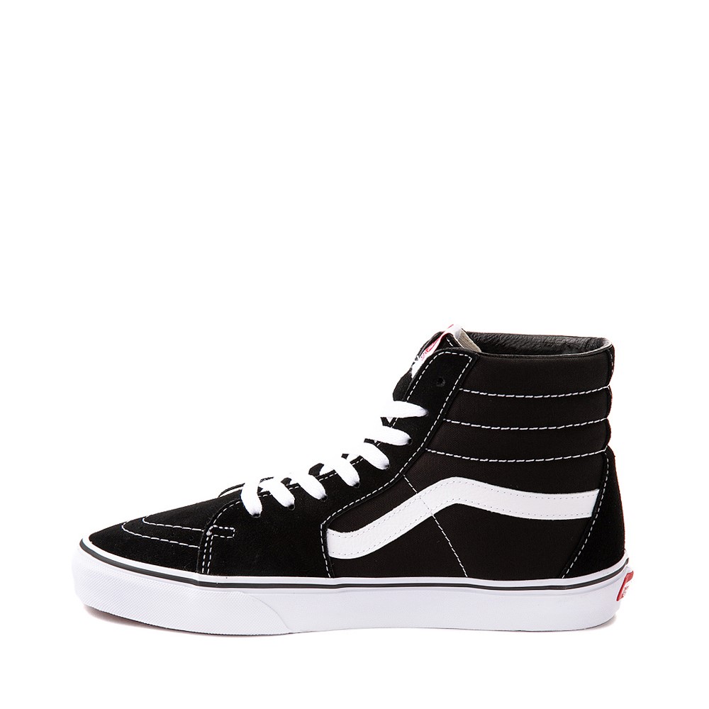 Vans Sk8 Hi Skate Shoe - Black / White 