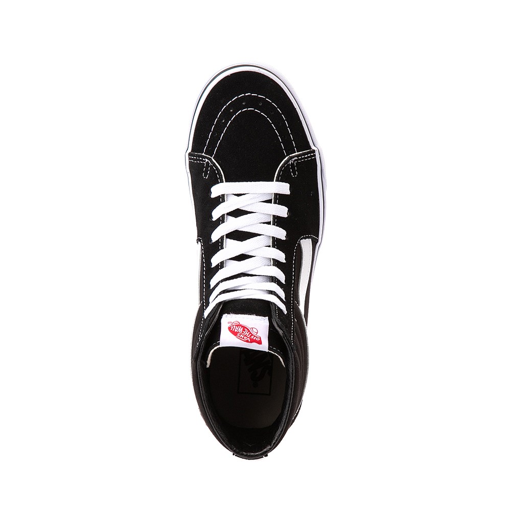 Vans Sk8 Hi Skate Shoe - Black / White 