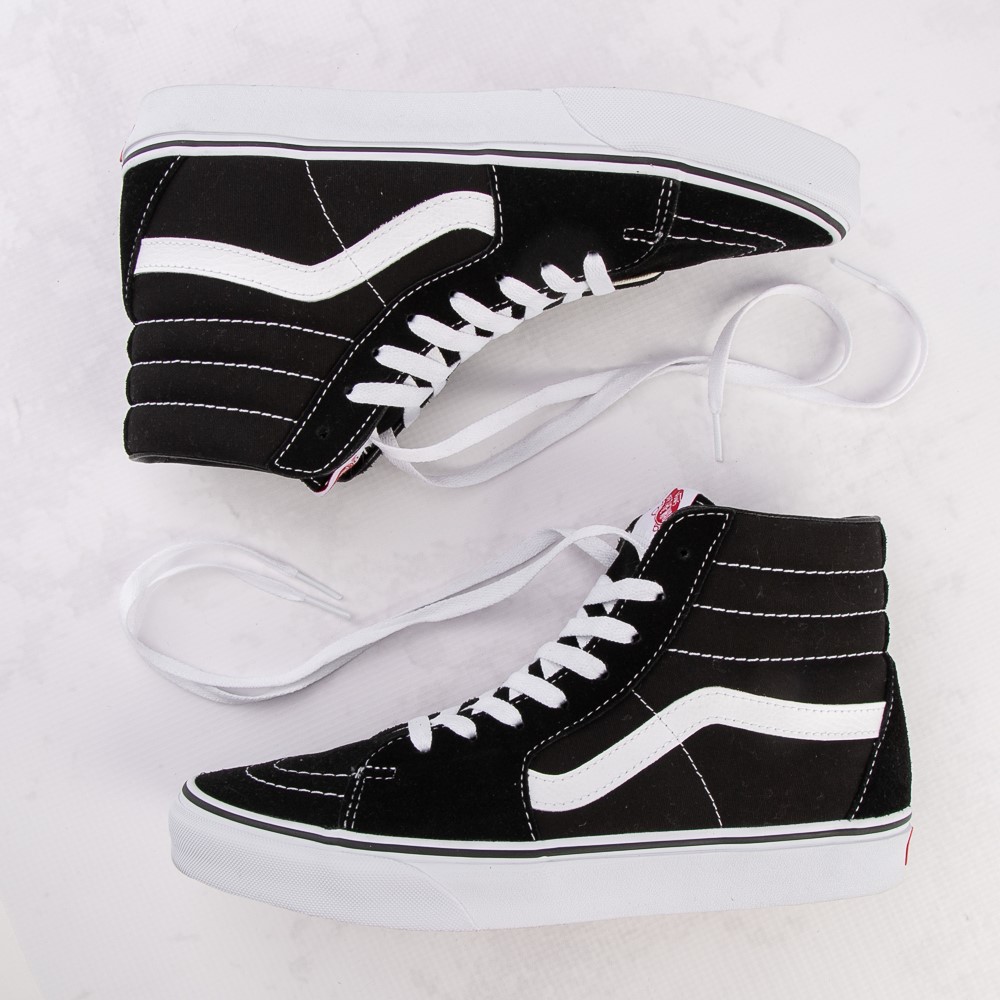 Vans Sk8 Hi Skate Shoe - Black / White