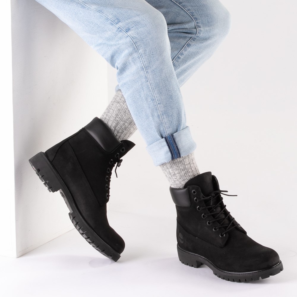 jeans with black timberlands
