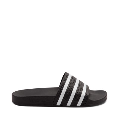 Alternate view of adidas Adilette Athletic Sandal - Black / White
