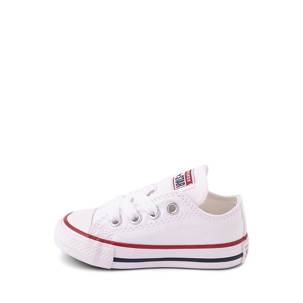 alternate view Converse Chuck Taylor All Star Lo Sneaker - Baby / Toddler - Optic WhiteALT1