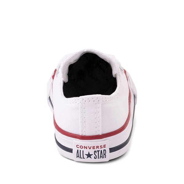 alternate view Converse Chuck Taylor All Star Lo Sneaker - Baby / Toddler - Optic WhiteALT4