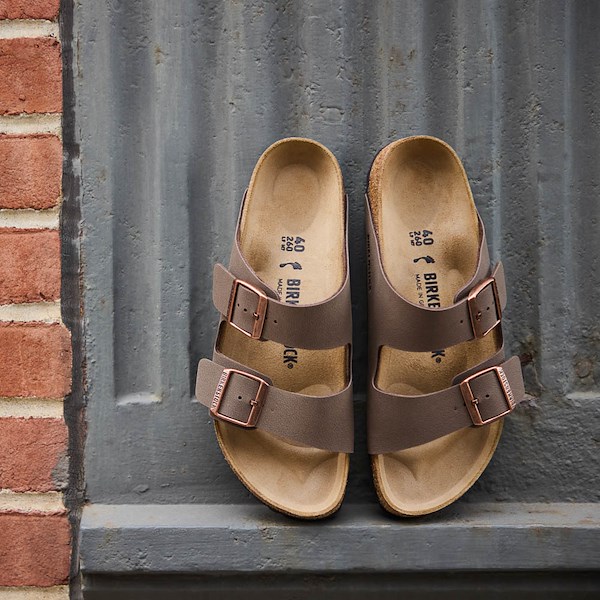 alternate view Womens Birkenstock Arizona Slide Sandal - MochaHERO