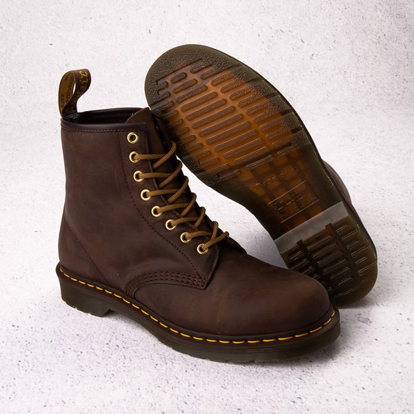 alternate view Dr. Martens 1460 8-Eye Aztec Crazy Horse Boot - BrownTHERO