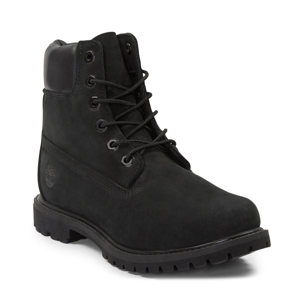 black and silver timbs