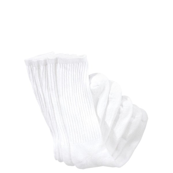 Mens Crew Socks 5 Pack White JourneysCanada