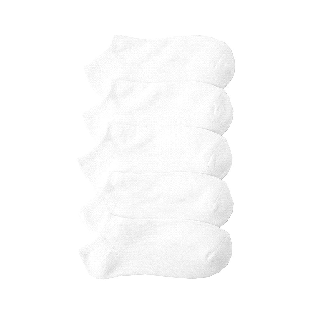 Paquet de 5 paires de socquettes pour femmes - Blanc