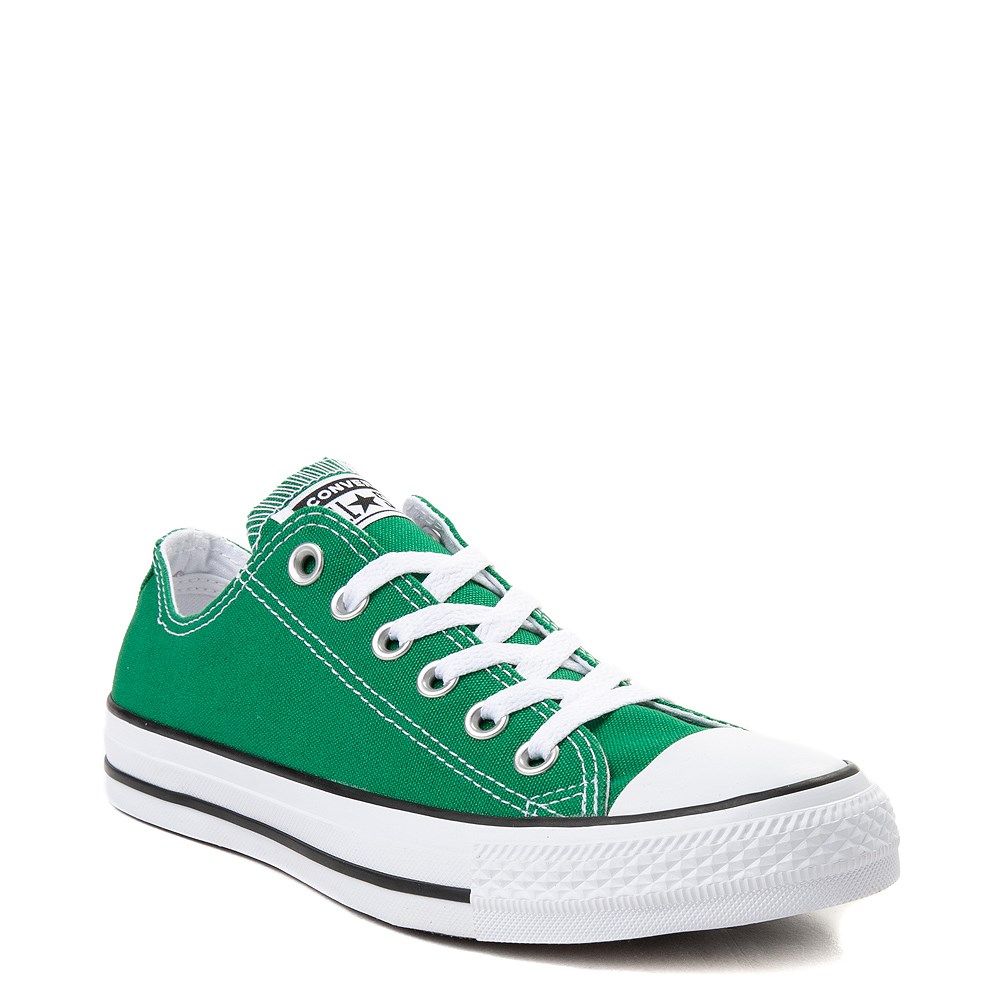 green high top converse shoes