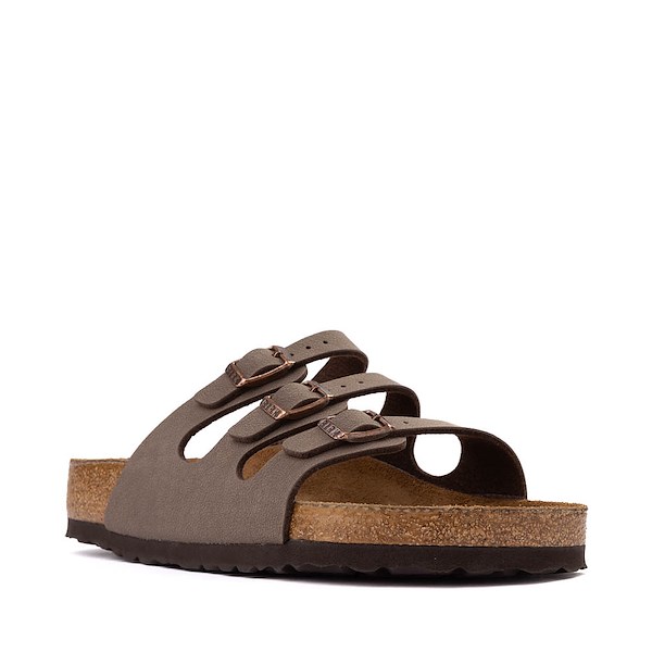 alternate view Womens Birkenstock Florida Soft Footbed Slide Sandal - MochaALT5