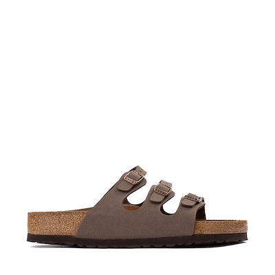 Main view of Womens Birkenstock Florida Soft Footbed Slide Sandal - Mocha