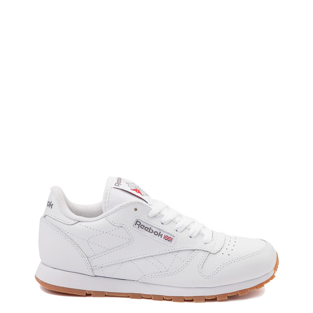 white reebok shoes gum sole