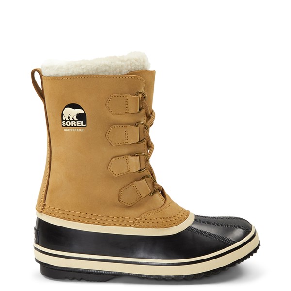 Sorel Women s 1964 Pac 2 Buff / Black Mid-Calf Leather Snow Boot - 10M