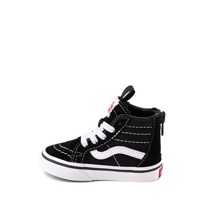 Vue alternative de Chaussure de skate Vans Sk8 Hi - Bébés / Tout-petits - Noire / Blanche