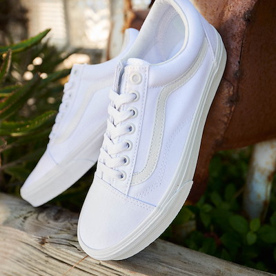 Chaussure de skate Vans Old Skool Blanche JourneysCanada