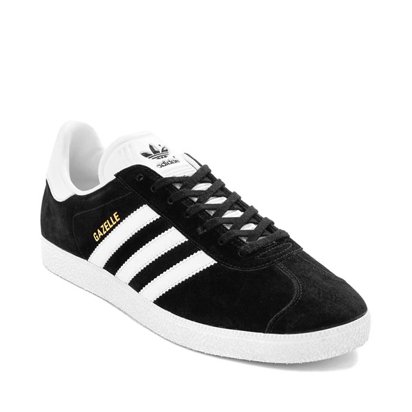 alternate view Mens adidas Gazelle Athletic Shoe - Black / WhiteALT5