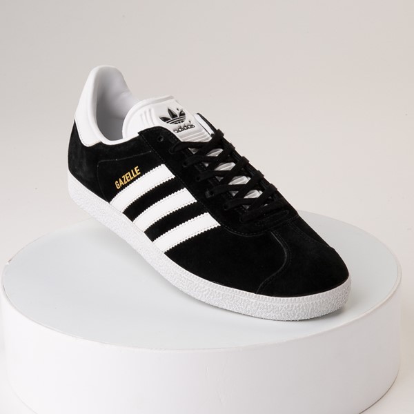 Main view of Mens adidas Gazelle Athletic Shoe - Black / White