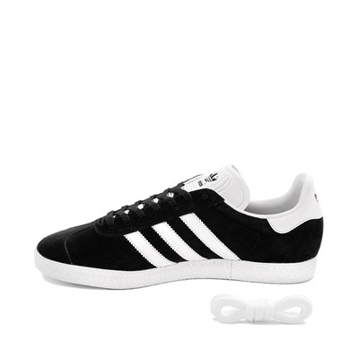 Alternate view of Mens adidas Gazelle Athletic Shoe - Black / White