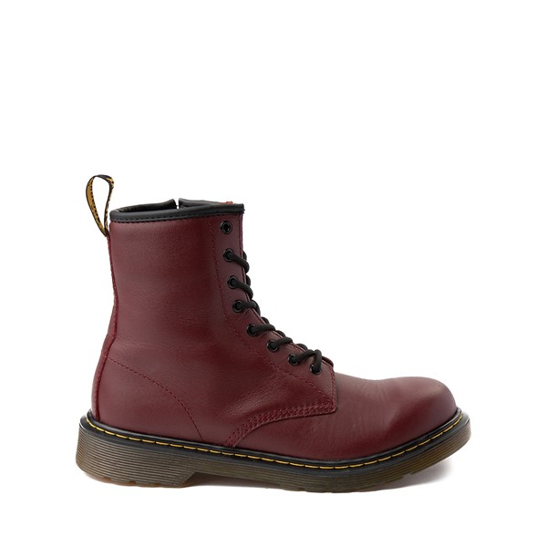 Main view of Dr. Martens 8-Eye Delaney Boot - Big Kid - Cherry