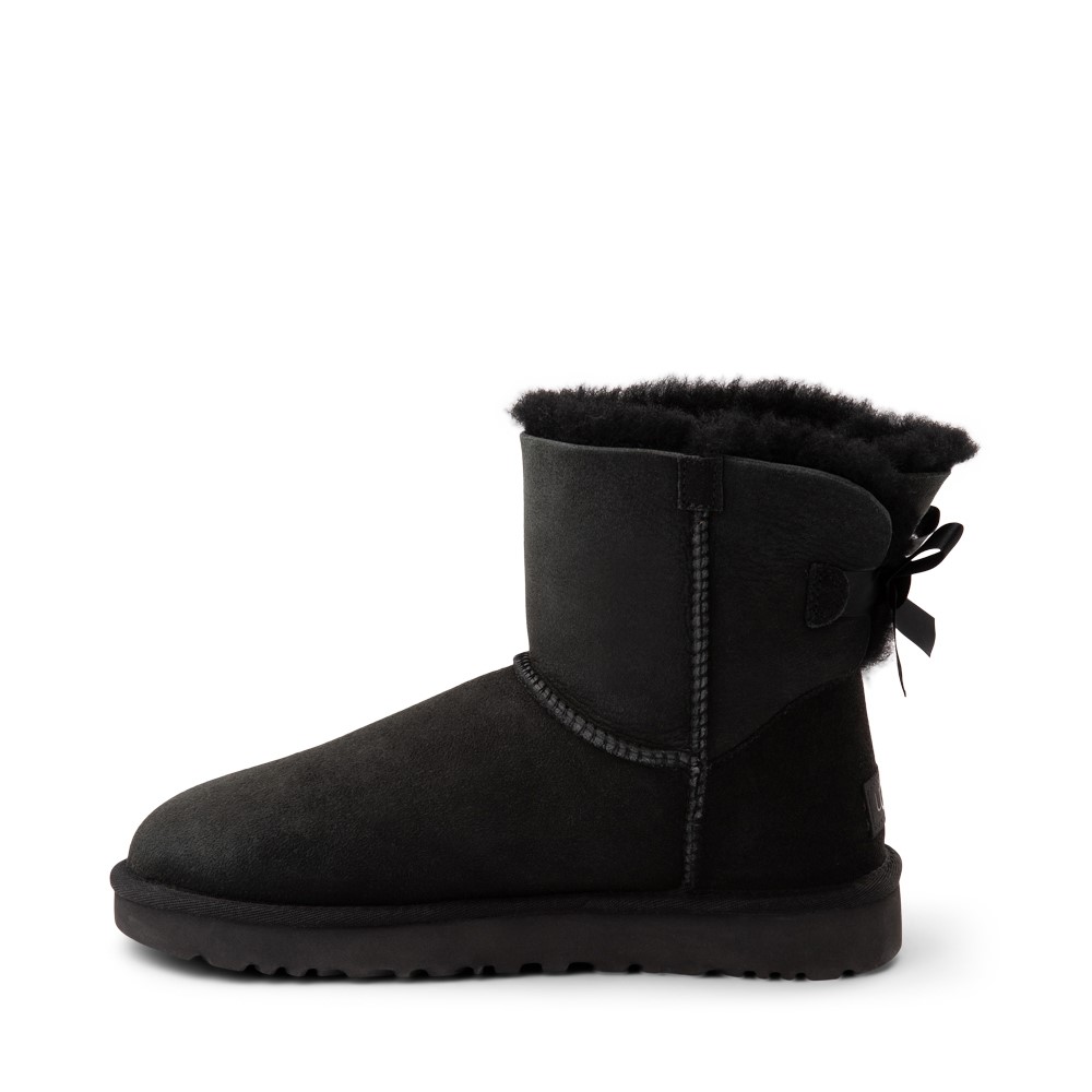 Womens UGG® Mini Bailey Bow II Boot - Black | JourneysCanada