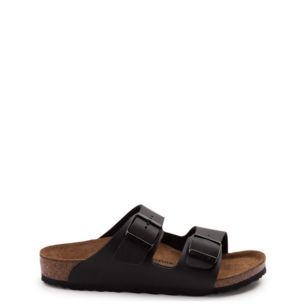black suede birkenstock sandals