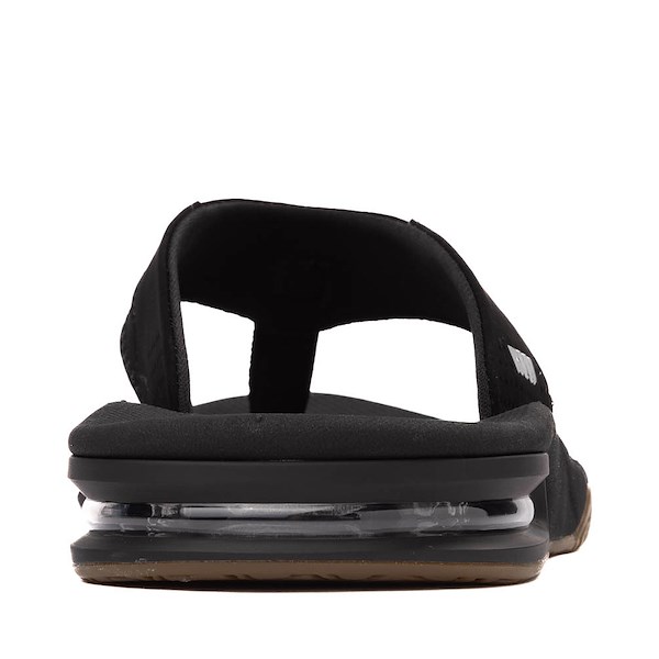 alternate view Mens Reef Fanning Sandal - Black / SilverALT4