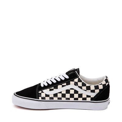 Alternate view of Vans Old Skool Checkerboard Skate Shoe - Black / White