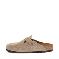 Womens Birkenstock Boston Soft Footbed Clog - Taupe 