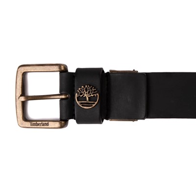 Alternate view of Timberland Logo Boxed Belt - Black