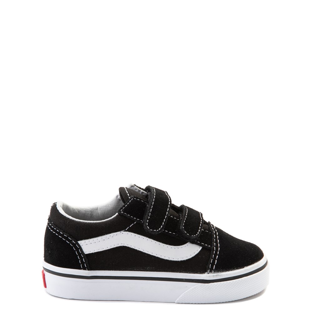 Vans Old Skool V Skate Shoe - Baby / Toddler - Black / White ...