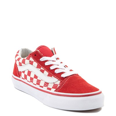 red and white checkered vans kids